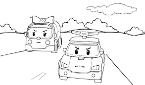 Autobot prime and his team. Robocar Poli Coloring Pages Coloring Pages For Kids