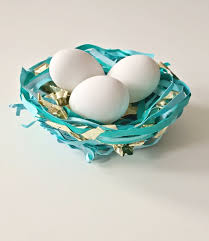 Spread the glue to the edges of the plate. Recycled Paper Bird S Nest