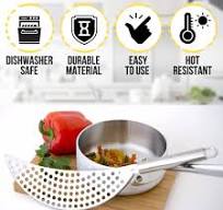 Amazon.com: Held Crescent Drainer Pan Pot Strainer with ...