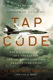 The tap code is a code (similar to morse code), commonly used by prisoners in jail to communicate with one another. Tap Code The Epic Survival Tale Of A Vietnam Pow And The Secret Code That Changed Everything Amazon De Harris Carlyle S Berry Sara W Col Lee Ellis Ret Fremdsprachige Bucher
