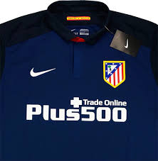 Camisetas hombre de atletico de madrid. 2015 16 Atletico Madrid B Player Issue Away L S Shirt W Tags Xs Classic Retro Vintage Football Shirts