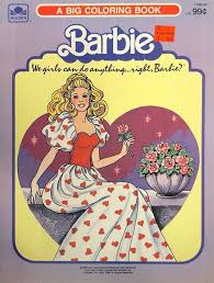 Barbie Coloring Books Retroreprints The World S One True Coloring Book Archive Coloring Books Barbie Books Barbie Coloring