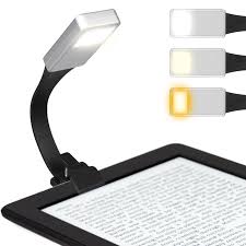 Eeekit Rechargeable Book Light Clip On Book Lamp 3 Levels Color Temperature Eye Care Reading Lights Eye Care Ideal For Bookworms Kids Walmart Com Walmart Com