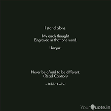 We did not find results for: I Stand Alone My Each T Quotes Writings By Bithika Halder Yourquote