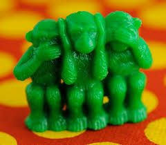 See No Evil Hear No Evil Speak No Evil Vintage Bead Speak No Evil Hear No Evil See No Evil 3 Green Monkeys Focal Bead 23x28mm 1 B 568 L 3 Three Wise Monkeys Wise Monkeys Evil