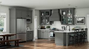 The two most popular glaze combinations are white glaze on white painted cabinets and a dark glaze on stained cabinets. Great Gray Kitchen Ideas When Redesigning Your Home Aco