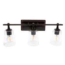 3 Light Led Bath And Vanity Fixture 2700k A19 Bulbs