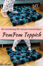 Pompon, bommel, pompom, wolle, teppich, selbstgemacht. 150 Diy Pompom Und Puschel Ideen Bommel Machen Pompoms Basteln Bastelideen