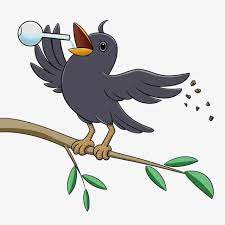 مرسومة باليد الكرتون الغراب مياه الشرب مرسومة باليد كرتون الغراب png وملف psd للتحميل مجانا cartoon baby animals baby cartoon baby animals