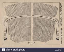 golders green hippodrome vintage seating plan london