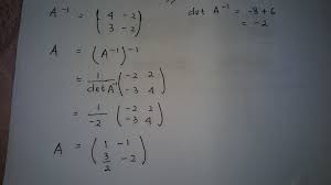 Check spelling or type a new query. Buatlah Matriks A Berordo 2x2 Yang Memiliki Invers Matriks A 1 4 2 Brainly Co Id