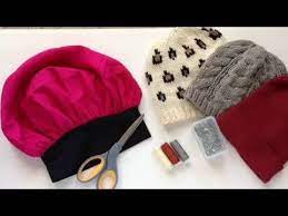 Easy Winter Hat Lining Diy To Prevent Hair Dryness For Naturals Youtube Diy Hair Treatment Winter Hat Diy Hat Liner
