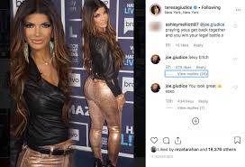 Andy cohen interviews joe and teresa as they prepare for the future. Rhonj S Joe Giudice Calls Teresa Giudice A Sexy B H On Instagram Are They Reconciling