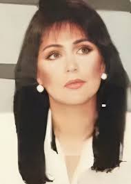 Susi Montiel, cuando era presentadora de noticiero en Canal 13 RPC, año  1987.
