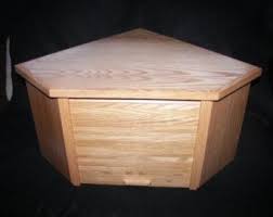 White Lacquer Corner Bread Box With Roll Up Door By Postholejerk Bread Boxes Bread Storage Roll Up Doors