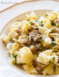 Tuna Pasta With Capers In White Wine Sauce Recipe Pasta Dishes Tuna Pasta Recipes
