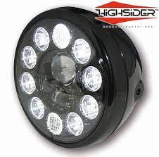 Led Side Mount 7 Motorcycle Headlight Led Motorcycle Headlight Motorcycle Headlight Cafe Racer Parts