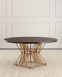 Ambella Eiffel Gold Base Dining Table In 2020 Dining Table Walnut Dining Table Dining Table With Leaf