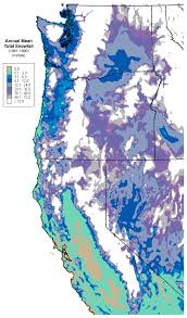 skiing the cascade volcanoes snowfall and snowdepth