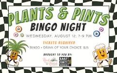 August Plants & Pints Bingo Night