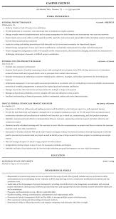 Not all resumes are created equal. Federal Project Manager Resume Sample Mintresume