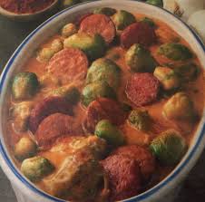Rosenkohl Topf Mit Wurst Rezept Rosenkohl Warmes Essen Wurstchen