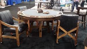 Poker Table And Chair Set From California House Available For Order At Maine Home Recreation Game Room Furniture Poker Table And Chairs Table And Chair Sets