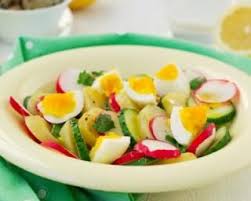 Salade De Pommes De Terre A L Oeuf Dur Salade Pomme De Terre Salade Pomme Recettes De Cuisine