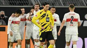 Borussia dortmund video highlights are collected in the media tab for the most popular matches as soon as video appear on video hosting sites like youtube or dailymotion. Stuttgart Humiliate Hosts Dortmund Bayern Held By Union Berlin Leipzig Win Sports News The Indian Express