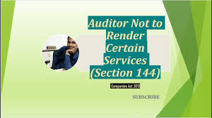 Section 8 of companies act 2013 has several rules, processes, requirements and procedures. Auditor Not To Render Certain Services Section 144 Relevant For Ca Cma Cs Inter Youtube
