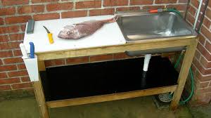Diy Fillet Table Fish Cleaning Table Fish Cleaning Station Fish Fillet Table