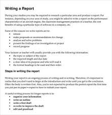 Free 34 Sample Report Writing Format Templates In Pdf Report Writing Format Report Writing Writing