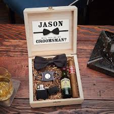 Wilshire Personalized Wooden Crate For Cigar Lovers Etsy Groomsmen Gift Set Gifts For Wedding Party Cigar Gifts