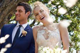 Groom groomsmen suits navy blue grey tweed waistcoat bow tie norwich cathedral wedding camilla. Blue Wedding Suits Blue Groom Tuxedos The Black Tux Blog