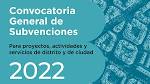 Convocatòria general de subvencions per al 2022 | Ciutat Vella