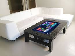 Coffee Table With 32 Inch Touchscreen American Luxury Coffee Table Coffee Table Computer Touch Screen Table