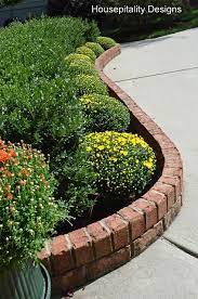 A Small Step Toward Fall Brick Garden Brick Garden Edging Garden Edging