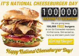 Ruby Tuesday Birthday Freebie National Cheeseburger Day Cheeseburger Ruby Tuesdays