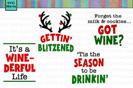 Funny Christmas Wine Glass Svg Bundle Wine Glass Decal Svg Affiliate Christmas Wine Christmas Quotes Funny Wine Glass Decals