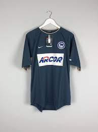Hertha bsc berlin football shirt nike trikot 2002 2003 away jersey mens size top. Hertha Berlin 2003 04 Bnwt Away Shirt L Nike Uksoccershop