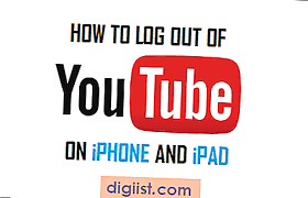 كيفية تسجيل الخروج من يوتيوب التطبيق على iphone و ipad