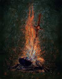 Dark Souls Bonfire Dark Souls Artwork Dark Souls Art Dark Souls Wallpaper A glowy dark souls bonfire for safety dark souls art dark souls wallpaper