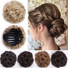 The hair bun is made of class a japanese synthetic fiber which is specially designed to imitate human hair, light and soft. Ajf Clip In Curly Bun Nalan Com Sg