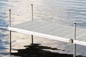 Docks on 4x4 post legs. Freedockguide Page Www Bmp Inc Com