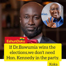 NPP Agu Dr Bawumia's supporters are the only ones that will campaign for  him in the likely event that he wins the presidential primary.