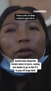 21-year-old Margarita Sacarías broke down in tears after she was deported  back to Guatemala from the U.S., expressing her devastation largely because  of what it would mean for her and her parents,