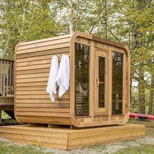 Finden sie häuser mit saunabox im inneren sowie richtige saunen nach dem vorbild der saunen in finnland, die wir. Gartensauna Optirelax Sauna Vista Optirelax