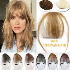 Thinning out bangs can seem like a this video will show you how to thin extremely heavy bangs to make them more manageable. Buy Thin Air Neat Wispy Bangs Clip In Fringe Real Remy Human Hair Front Hairpiece Us Online In Bahrain 183876417333
