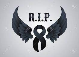 Top us seller√great variety√us stock√fast shipping√. Rest In Peace Rip With Black Ribbon And Peace Wings Vector Desig Royalty Free Cliparts Vectors And Stock Illustration Image 120478966