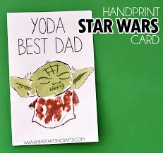 Let them brew their own batch of wonderful beery goodness. Handprint Yoda Father S Day Card I Heart Arts N Crafts